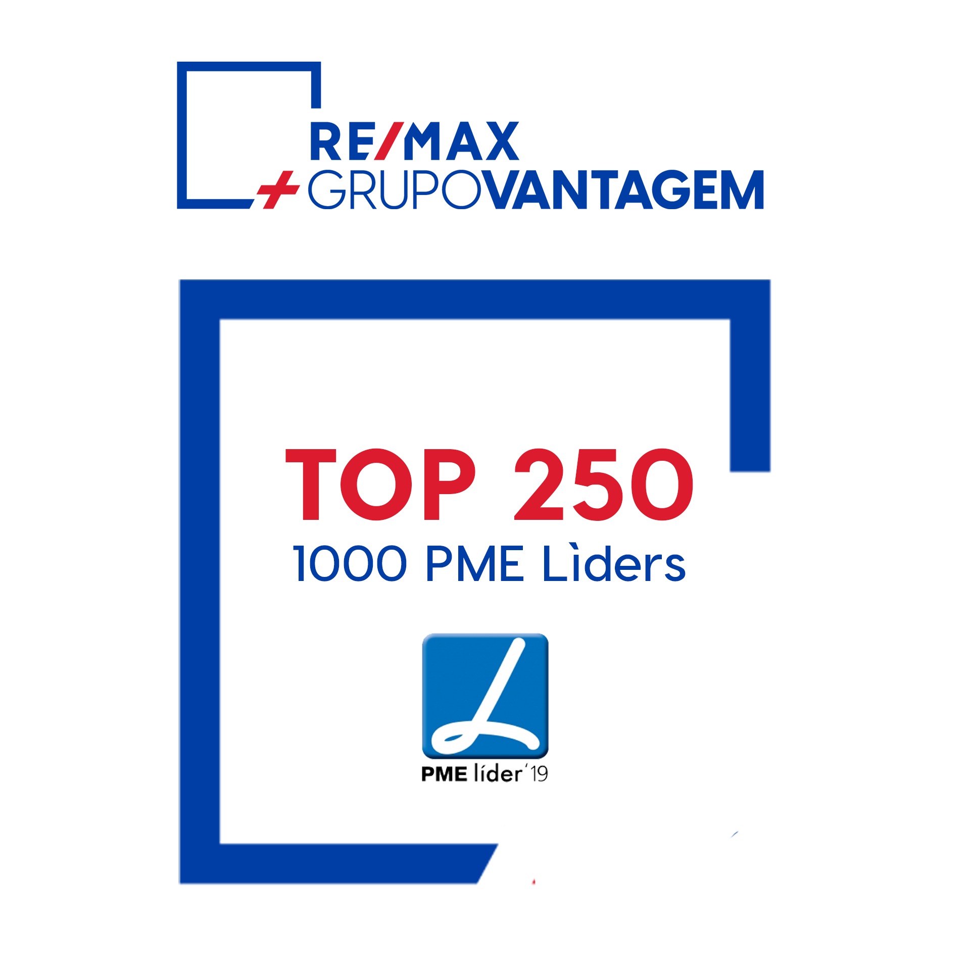 RE/MAX + GRUPO VANTAGEM NO TOP 250 PME