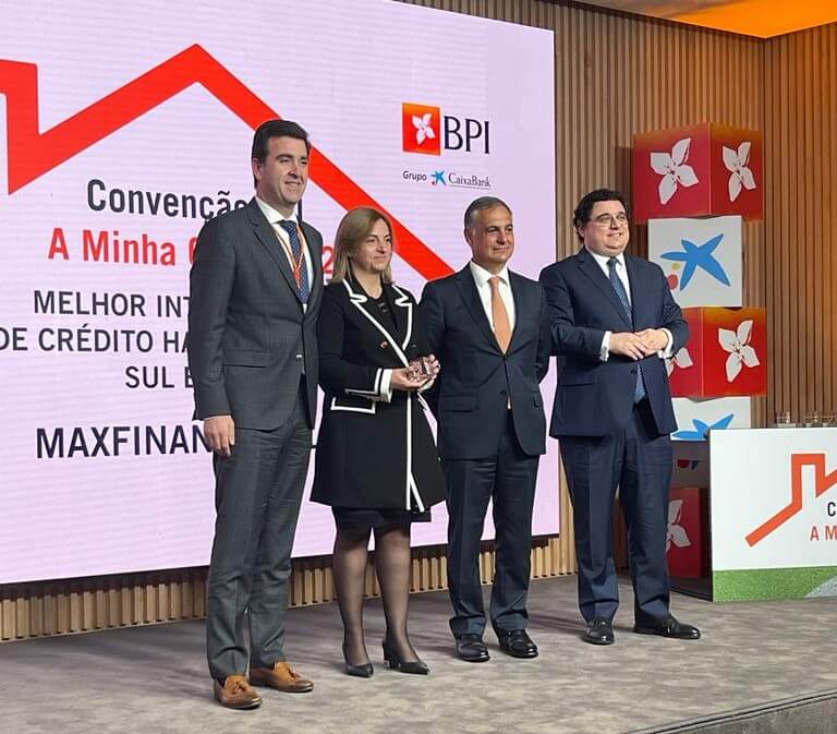 MAXFINANCE Gold como Melhor Intermediária de Crédito Habitação